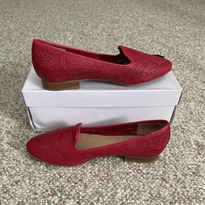 Nine West Red Flats
